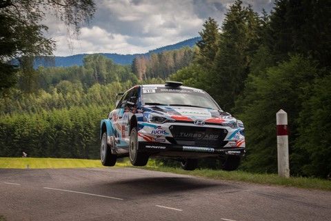 Berfa sur Hyundai i20 R5 au Rallye Vosges Grand Est 2019
