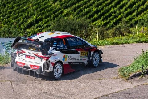 Tänak-Järveoja sur Toyota Yaris WRC au Deutschland Rallye 2019