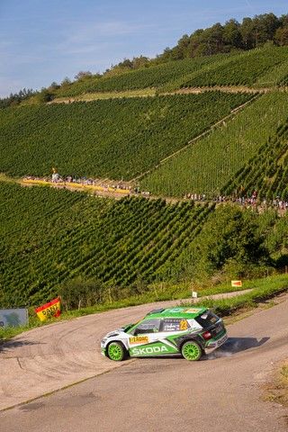 Kopecki-Dresler sur Skoda Fabia WRC2 au Deutschland Rallye 2019
