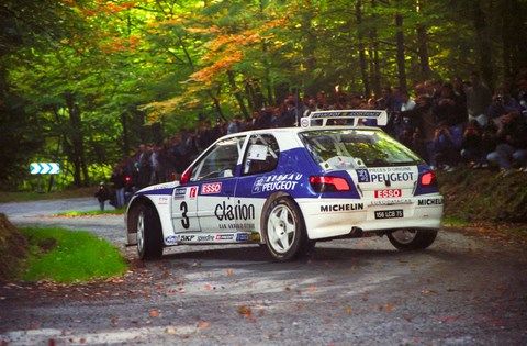 Panizzi-Panizzi sur Peugeot 306 Maxi au rallye du Limousin 1996