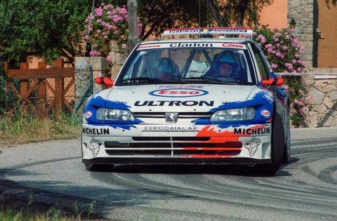Panizzi-Panizzi sur Peugeot 306 Maxi au rallye Tour de Corse 1997