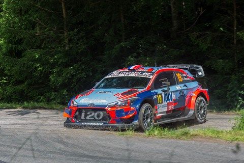 Loeb-Elena sur Hyundai i20 WRC au rallye Vosgiens 2019